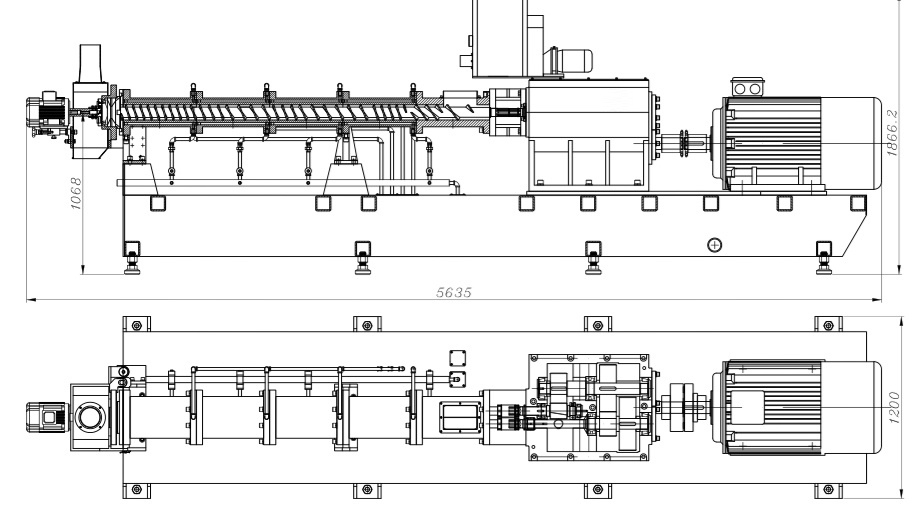 SN100 Single Screw Extruder